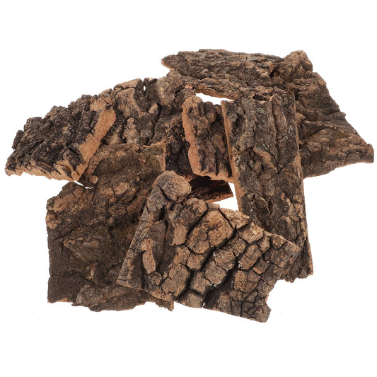 Totority Natural Cork Bark 10 Pcs Cork Tile Background Bark 3.93x3.54x0.20in Terrarium Backdrop Wall Decor Natural Reptile Climbing Mat Habitat Decor For Spider Gecko Lizard Chameleon Bearded Dragon T