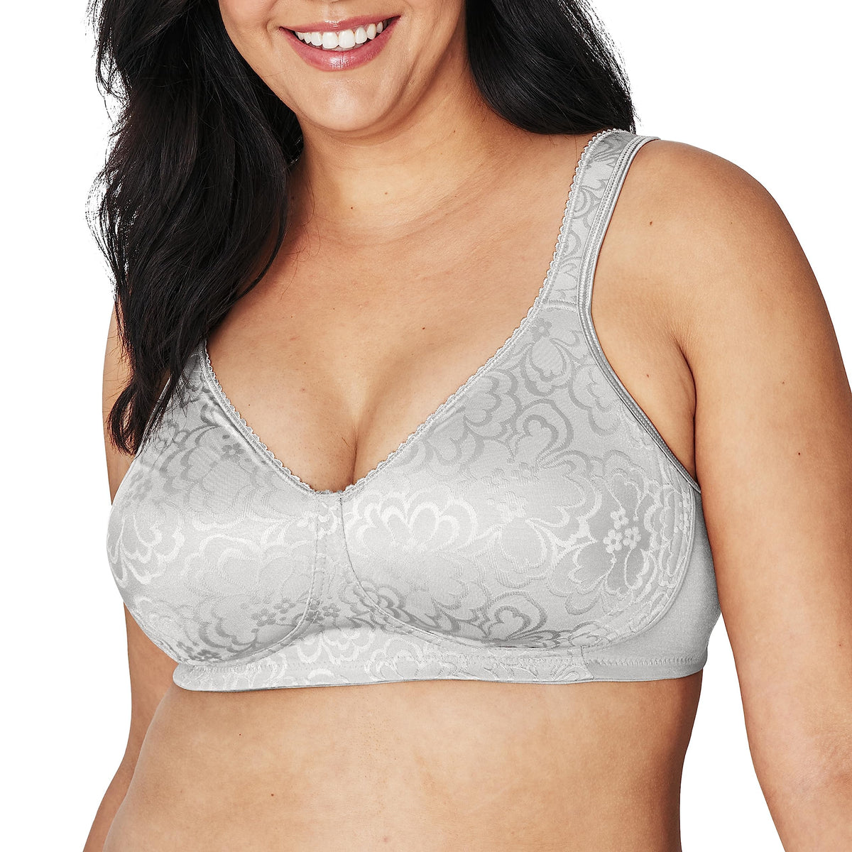 Playtex Womens 18 Hour Ultimate Lift & Support Wireless Bra US4745 Crystal Grey