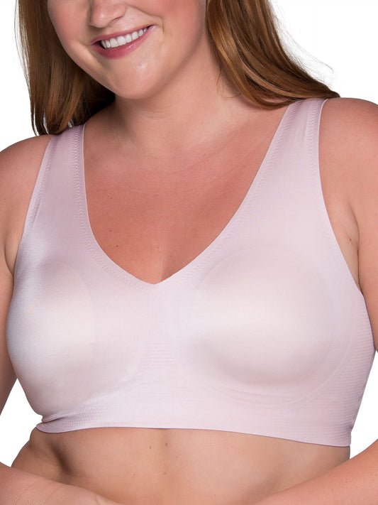 Vanity Fair Womens Beyond Comfort Sleek and Smooth Simple Sizing Wireless Bra Quartz XX-Large